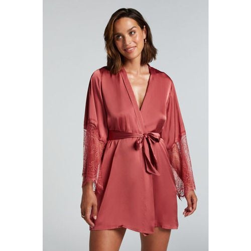 Hunkemöller Kimono Satin Rosa - Hunkemöller - Modalova