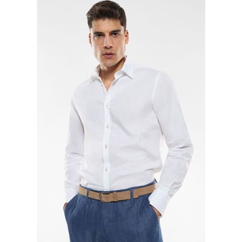 Camicia in puro cotone con righino a contrasto - Imperial - Modalova