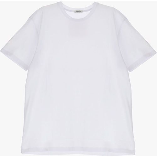 T-shirt fantasia stampata sul retro in puro cotone - Imperial - Modalova