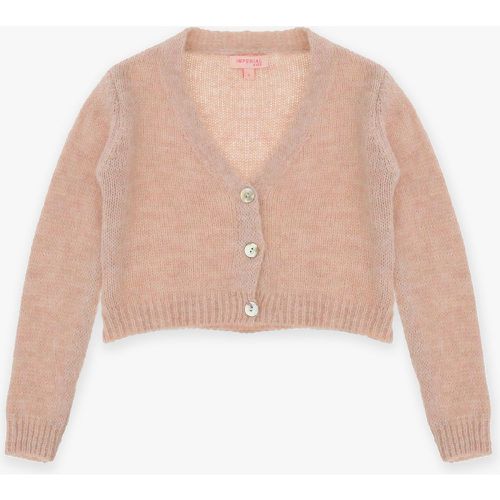 Cardigan cropped bambina con abbottonatura - Imperial - Modalova