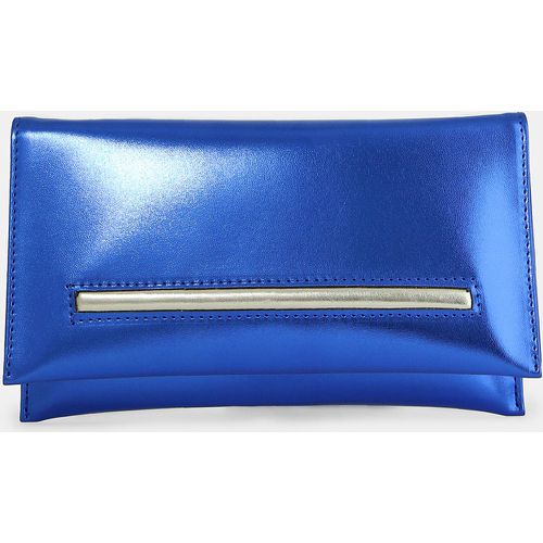 Pochette rettangolare effetto metallizzato in similpelle - Imperial - Modalova