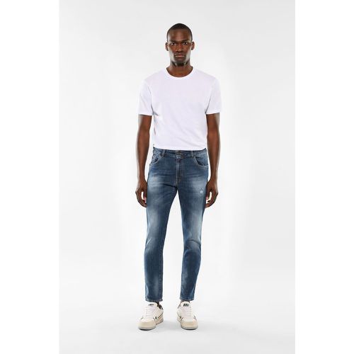 Jeans slim-fit effetto délavé con abrasioni - Imperial - Modalova