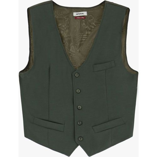 Gilet con bottoni e taschini a filetto - Imperial - Modalova