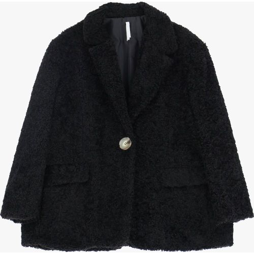 Blazer in teddy con revers - Imperial - Modalova