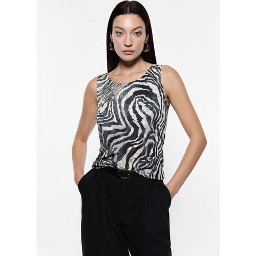 Top senza maniche con stampa zebra - Imperial - Modalova