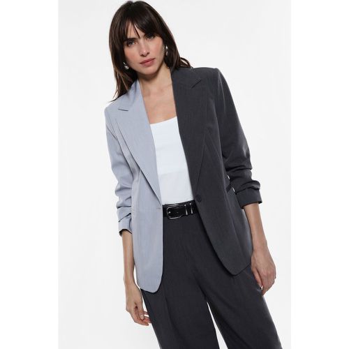 Blazer bicolore con abbottonatura centrale - Imperial - Modalova