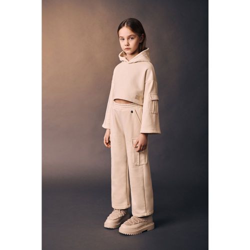 Joggers bambina elasticizzati con tasche laterali - Imperial - Modalova