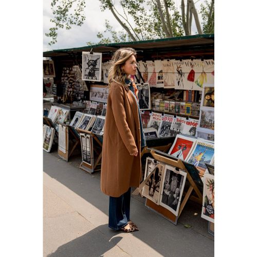 Manteau droit en maille - MOLLY BRACKEN - Modalova