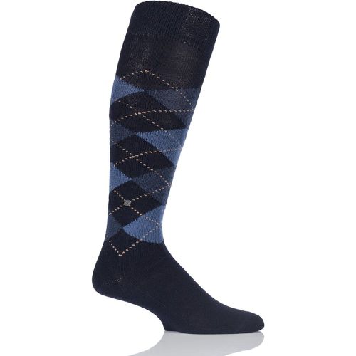 Pair Dark Navy Preston Soft Acrylic Knee High Socks Men's 6.5-11 Mens - Burlington - Modalova