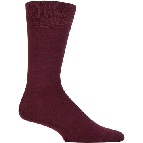 Pair Barolo Sensitive Berlin Virgin Wool Left and Right Socks With Comfort Cuff Men's 8.5-11 Mens - Falke - Modalova