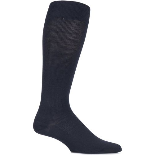 Pair Dark Navy Merino Wool Energizing Knee High Socks Men's 8.5-9.5 Mens - Falke - Modalova