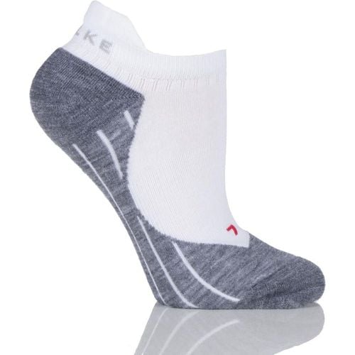 Pair / Grey RU4 Invisible Light Volume Ergonomic Cushioned Invisible Running Socks Ladies 5.5-6.5 Ladies - Falke - Modalova