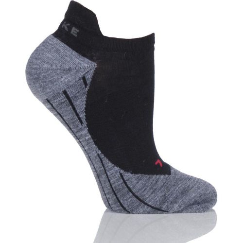 Pair / Grey RU4 Invisible Light Volume Ergonomic Cushioned Invisible Running Socks Ladies 5.5-6.5 Ladies - Falke - Modalova