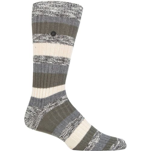 Mens 1 Pair Slub Striped Cotton Socks Bungee Cord 5.5-7.5 Mens - Birkenstock - Modalova