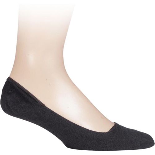 Pair Anthracite Melange Cool 24/7 Cotton Invisible Socks Men's 8.5-9.5 Mens - Falke - Modalova