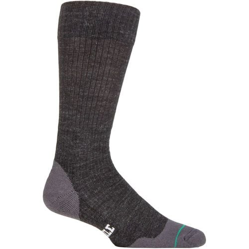 Mens and Ladies 1 Pair 'Tactel' Fusion Walking Socks In 2 Colours Charcoal 12-14 Mens - 1000 Mile - Modalova