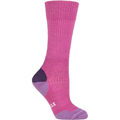 Mens and Ladies 1 Pair 'Tactel' Fusion Walking Socks In 2 Colours Mauve 6-8.5 Ladies - 1000 Mile - Modalova