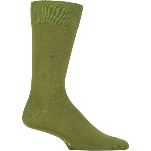 Mens 1 Pair Burlington Lord Plain Cotton Socks Moss 6.5-11 Mens - SockShop - Modalova