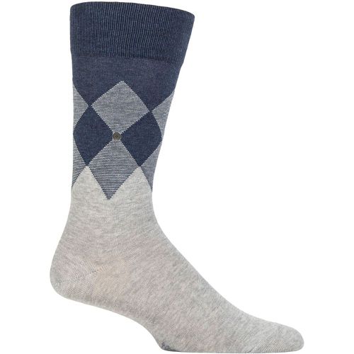 Mens 1 Pair Burlington Hampstead Cotton Argyle Socks Light 6.5-11 Mens - SockShop - Modalova