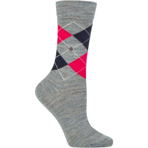 Women's 1 Pair Marylebone Melange Virgin Wool Socks / Pink 3.5-7 - Burlington - Modalova