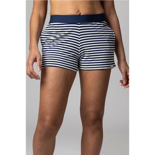 Women's 1 Pack Bamboo Loungewear Selection Shorts Navy Stripe Shorts 12 Ladies - Lazy Panda - Modalova