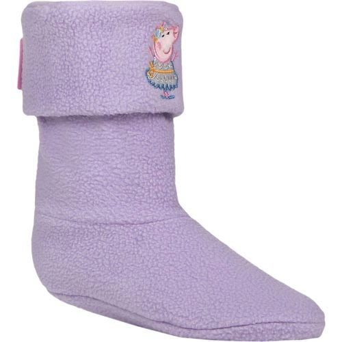 Totes 1 Pair Kids Peppa Pig Welly Liner Socks Peppa 9-10 Years - SockShop - Modalova