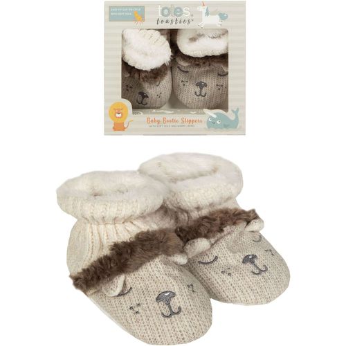 Boys and Girls Tots 1 Pair Padders Slipper Socks Lion 12-18 Months - Totes - Modalova