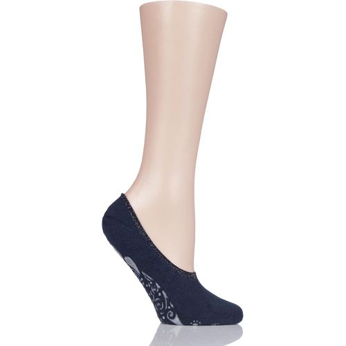 Pair Navy Cosy Ballerina Slipper Socks with Carry Pouch Ladies 2.5-3.5 Ladies - Falke - Modalova
