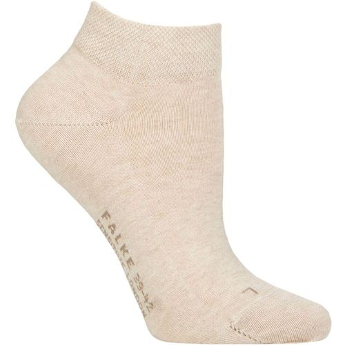 Women's 1 Pair Sensitive London Gentle Grip Cotton Sneaker Socks Sand Melange 2.5-5 Ladies - Falke - Modalova