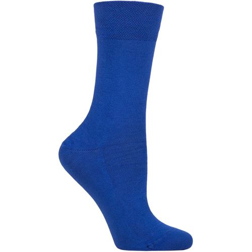 Women's 1 Pair Sensitive London Left And Right Comfort Cuff Cotton Socks Imperial 35-38 - Falke - Modalova