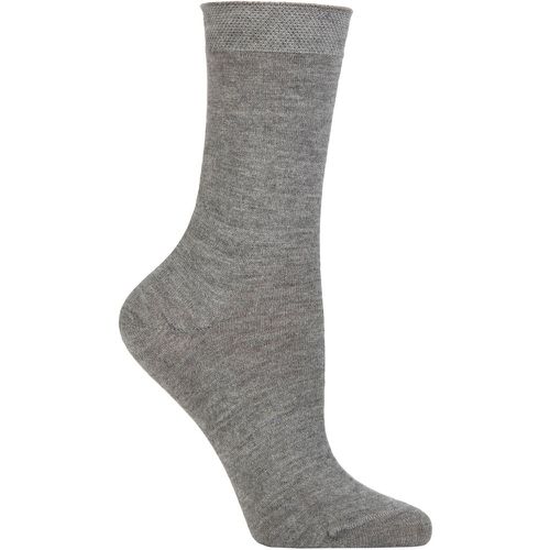 Women's 1 Pair No 1 85% Cashmere Socks Light Melange 2.5-3.5 Ladies - Falke - Modalova