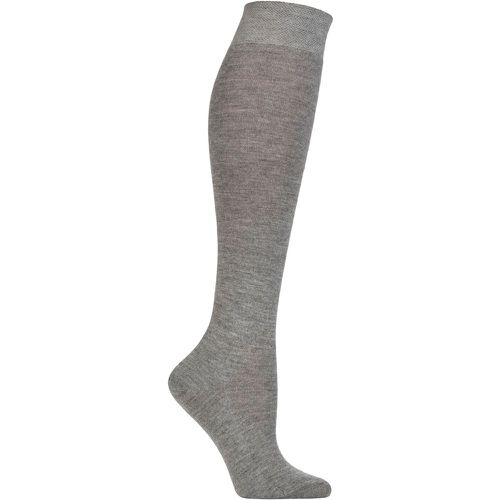 Women's 1 Pair No 1 85% Cashmere Knee High Socks Light Melange 2.5-3.5 Ladies - Falke - Modalova