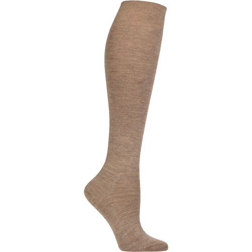 Women's 1 Pair No 1 85% Cashmere Knee High Socks Nutmeg Melange 4-5 Ladies - Falke - Modalova