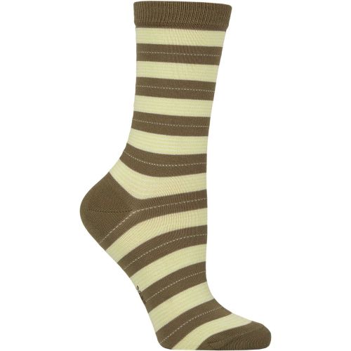 Women's 1 Pair Falke Stripe Uniform Cotton Socks Crocodile 35-38 - SockShop - Modalova