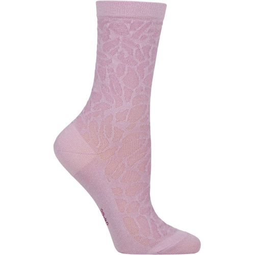 Women's 1 Pair Falke Creole Texture Animal Print Cotton Socks Shell 4-5 Women's - SockShop - Modalova