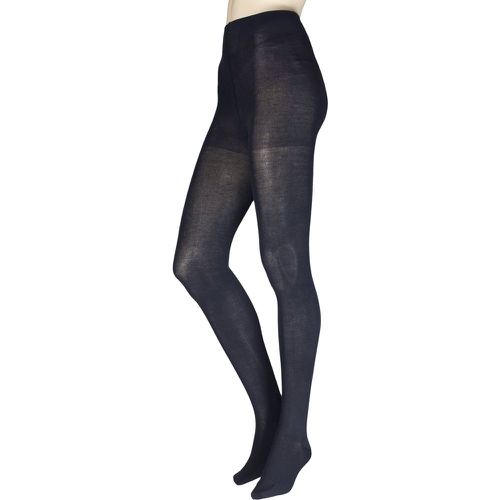 Women's 1 Pair Family Combed Cotton Tights Dark Navy Medium - Falke - Modalova