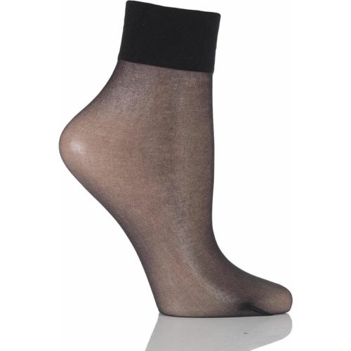 Pair Shelina 12 Denier Ultra Transparent Ankle Highs With Shimmer Ladies 2.5-5 Ladies - Falke - Modalova