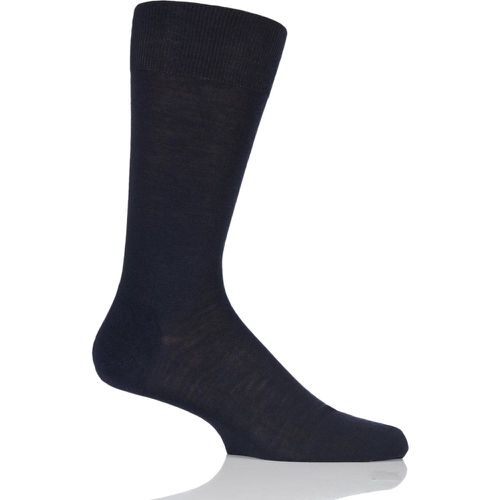 Pair Navy Camden Merino Wool Plain Socks Men's 7.5-9.5 Mens - Pantherella - Modalova