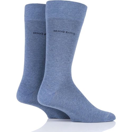 Pair BOSS Plain 75% Cotton Socks Men's 5.5-8 Mens - Hugo Boss - Modalova
