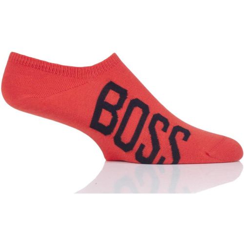 Pair BOSS Combed Cotton Large Logo Trainer Socks Men's 8.5-11 Mens - Hugo Boss - Modalova