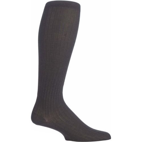 Pair Charcoal Merino Wool Rib Knee High Socks Men's 7.5-9.5 Mens - Pantherella - Modalova