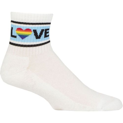 Pair Love Cotton Gym Socks Multi One Size - Gumball Poodle - Modalova