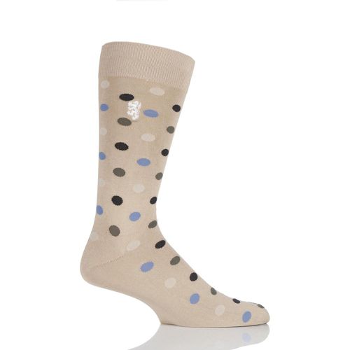 Pair Light Khaki 80% Sea Island Cotton Spots Socks Men's 6-8.5 Mens - Pringle Of Scotland - Modalova