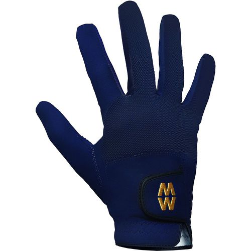 Mens and Women's 1 Pair Short Mesh Sports Gloves Navy 8.5 - MacWet - Modalova