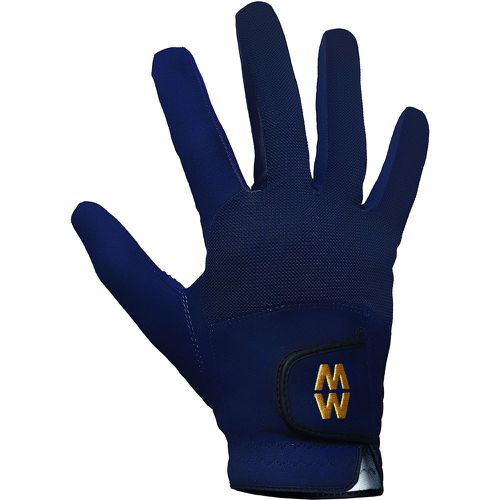 Pair Navy Short Mesh Sports Gloves Unisex 6.5 Unisex - MacWet - Modalova