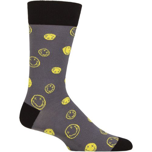 Music Collection 1 Pair Nirvana Cotton Socks Mixed Happy One Size - SockShop - Modalova