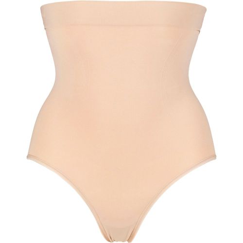 Ladies 1 Pack Powerlite Hi Waisted Brief Underwear Rose Beige UK 16-18 - Ambra - Modalova