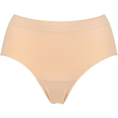Ladies 1 Pack Bare Essentials Midi Brief Underwear Rose Beige UK 8-10 - Ambra - Modalova