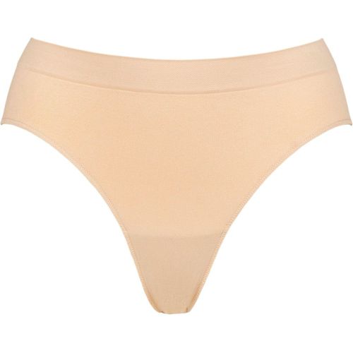 Ladies 1 Pack Bare Essentials Hi Cut Brief Underwear Rose Beige UK 14-16 - Ambra - Modalova