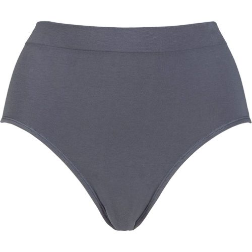 Ladies 1 Pack Ambra Organic Cotton Full Brief Underwear Steel UK 8-10 - SockShop - Modalova